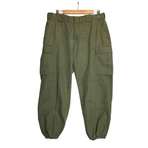 Blauer Green Cargo Pants Jogger Ripstop Rugged Workwear Utility Workwear 35x25